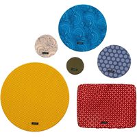 Greenie Food Cover Shweshwe - Rainbow 6 Pack